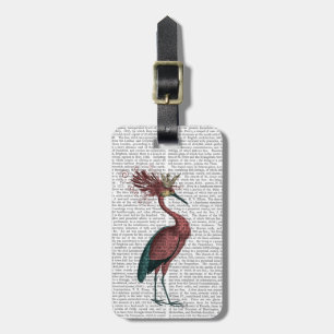 Etiqueta De Bagagem Marsala Heron