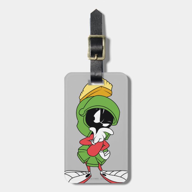 ETIQUETA DE BAGAGEM MARVIN, O PENSAMENTO MARTIAN™ (Frente Vertical)