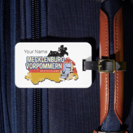 Etiqueta De Bagagem Mecklenburg-Western Pomerania VinSD Alemanha