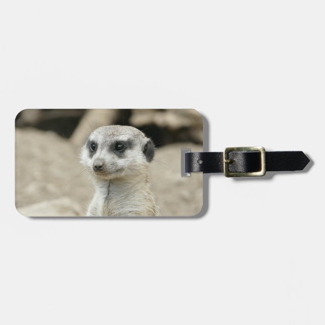 Etiqueta De Bagagem Meerkat (Frente Horizontal)