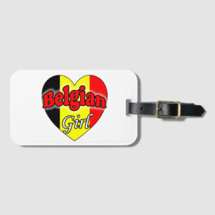 Etiqueta De Bagagem Menina belga