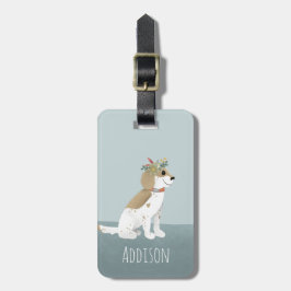 Etiqueta De Bagagem Meninas Bons Fumadores De Cartoons