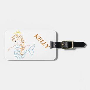Etiqueta De Bagagem Mermaid Fairy