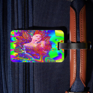Etiqueta de bagagem Mermaid metamorfose