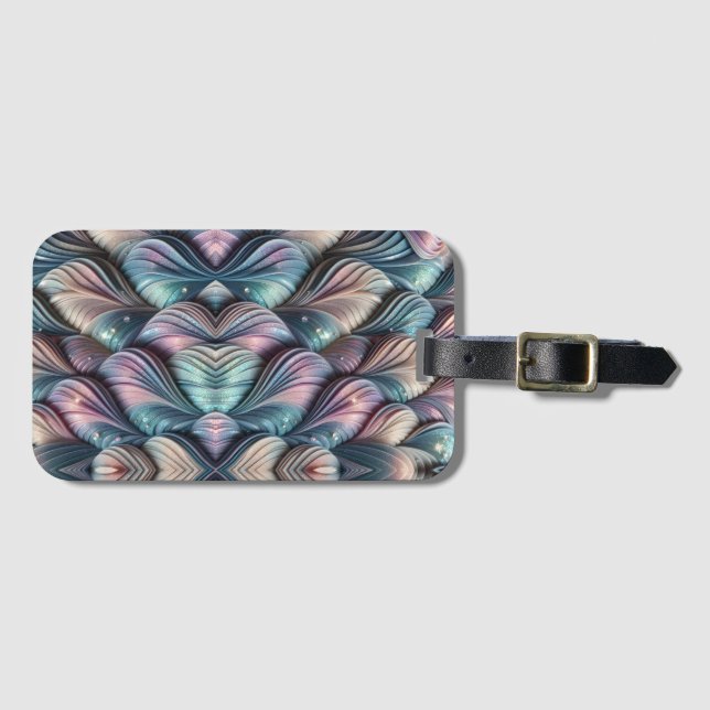 Etiqueta De Bagagem Mermaid Whispers (Frente Horizontal)