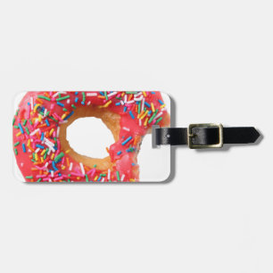 Etiqueta De Bagagem Mesa Cozinha Donuts Doces Sobremesa Donut