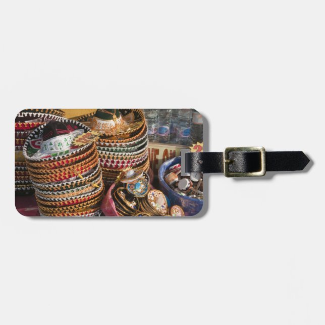 Etiqueta De Bagagem México, Cozumel. Souvenirs em Isla de Cozumel (Frente Horizontal)