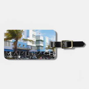 Etiqueta De Bagagem Miami Beach