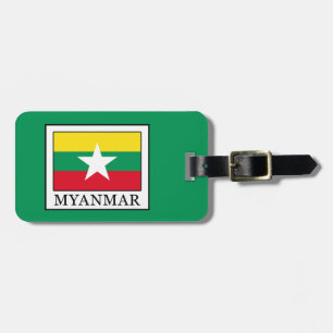 Etiqueta De Bagagem Mianmar