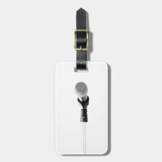 Etiqueta De Bagagem Microfone
