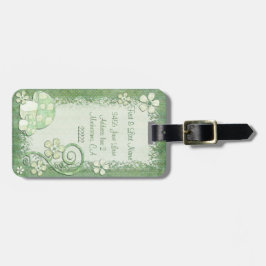 Etiqueta De Bagagem Mídia mista chantily