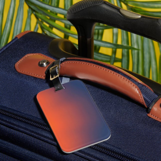 Etiqueta De Bagagem Midnight Ember Gradient (Frente Insitu 1)