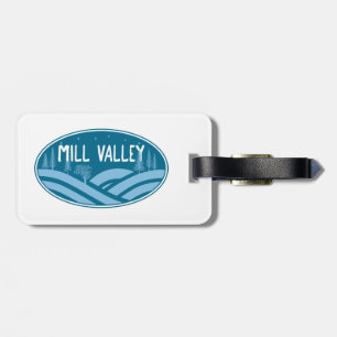 Etiqueta De Bagagem Mill Valley California Outdoor