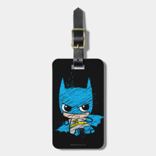 Etiqueta De Bagagem Mini Batman Sketch
