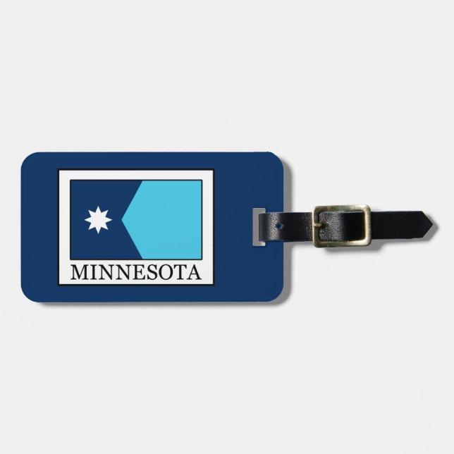 Etiqueta De Bagagem Minnesota (Frente Horizontal)