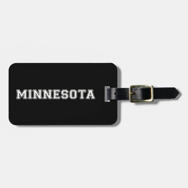 Etiqueta De Bagagem Minnesota (Frente Horizontal)