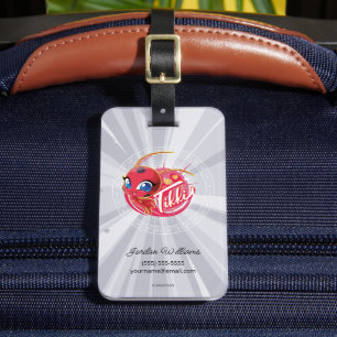 Etiqueta De Bagagem Miraculous Kwami Tikki