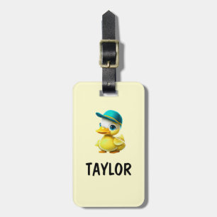 Etiqueta De Bagagem Mochila Colorida Personalizada Pato de Borracha