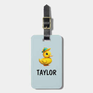 Etiqueta De Bagagem Mochila Colorida Personalizada Pato de Borracha