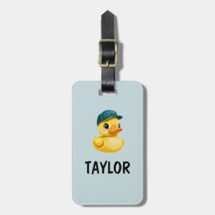 Etiqueta De Bagagem Mochila Colorida Personalizada Pato de Borracha