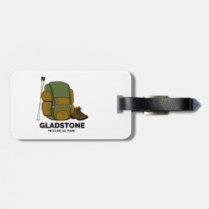 Etiqueta De Bagagem Mochila do Parque Provincial de Gladstone