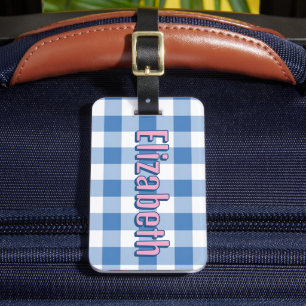 Etiqueta De Bagagem Mochila Escolar Personalizada para Menina Préppy d