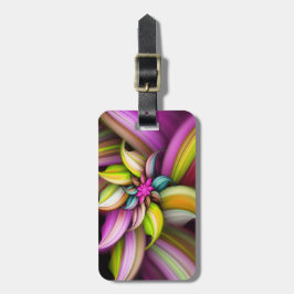 Etiqueta De Bagagem Moda Floral Retro Legal Bonita, Cuta
