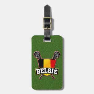 Etiqueta De Bagagem Modelo de bagagem de lacrosse belga