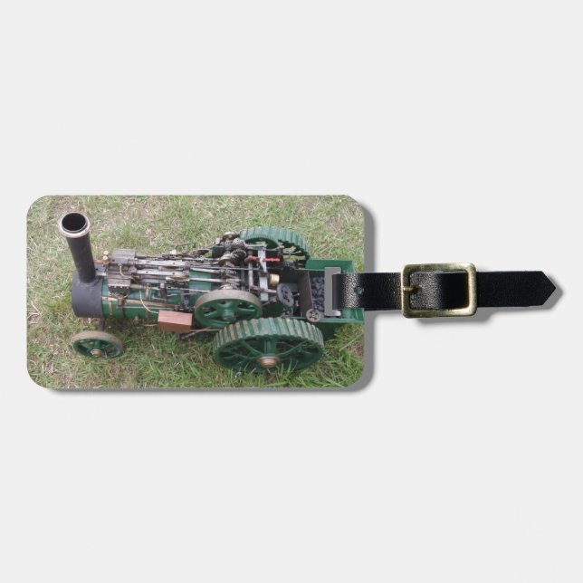 Etiqueta De Bagagem Modelo de Motor de Tração (Frente Horizontal)