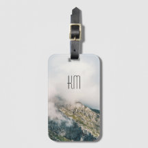 Modern Mountain Peak Monogram