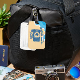 Etiqueta De Bagagem Modern Traveler Globetrotter