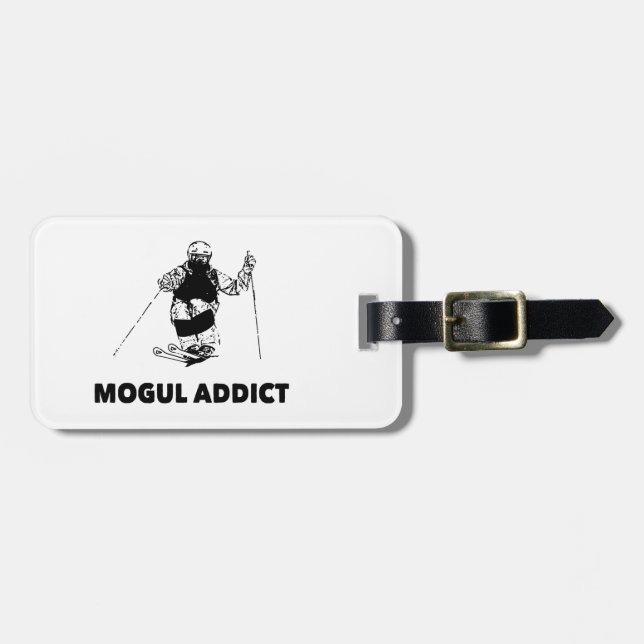 Etiqueta De Bagagem Mogul Addict (Frente Horizontal)