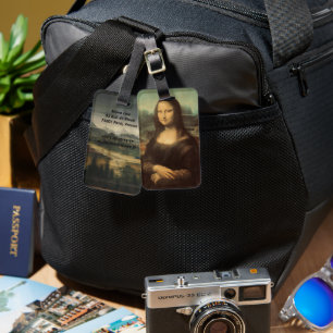 Etiqueta De Bagagem Mona Lisa