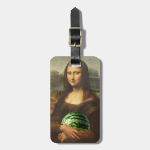 Etiqueta De Bagagem Mona Melona Lisa