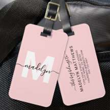 Monograma de Nome Personalizado Moderno e Feminino