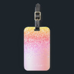 Etiqueta De Bagagem Monograma Dourado da Largura Roxa Prosa do Pastel<br><div class="desc">Folha Dourada, Laranja, Falso Cor-de-rosa, Folha Metálica Espessante Glitter Brutado Monograma de Metal e Marca Inicial ou Bagagem. Isto faz o doce e perfeito aniversário de 16 anos, casamento, chá de panela, aniversário, chá de fraldas ou festa de solteira presente para alguém que ama luxo de luxo e estilos quíticos....</div>