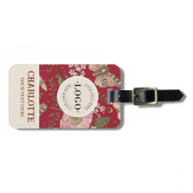 Monograma Floral Botânico de Flor Silvestre Modern