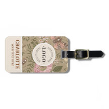 Monograma Floral Botânico de Flor Silvestre Modern