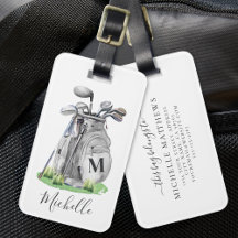 Monograma Personalizado de Golfe