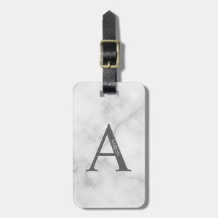 Etiqueta De Bagagem Monograma Personalizado e Marca de Bagagem