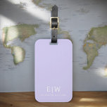 Etiqueta De Bagagem Monograma Simples Profissional Elegante Minimalist<br><div class="desc">Apresentando nossa coleção profissional simples de monogramas minimalista: eleve seu estilo com sofisticação de eterno e elegância subestimada. Criada com muita atenção aos detalhes, esta coleção apresenta designs minimalistas adornados com seu monograma personalizado. Cada peça exumenta profissionalismo e refinamento, perfeito para fazer uma impressão duradoura em qualquer cenário. De artigos...</div>