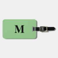 Monogramas Sage Green Black Gift Party Favorito
