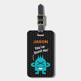 Etiqueta De Bagagem Monstro Pequeno (Personalizável)