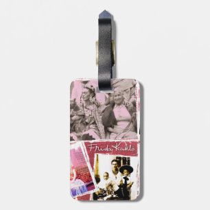 Etiqueta De Bagagem Montagem da foto de Frida Kahlo