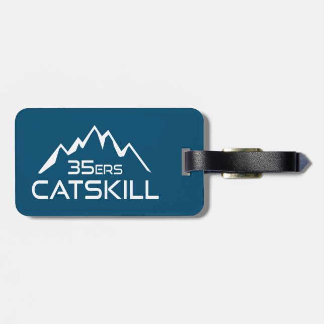 Etiqueta De Bagagem Montanha Catskill 35er (Traseira Horizontal)