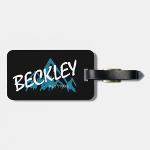 Etiqueta De Bagagem Montanhas Beckley West Virginia