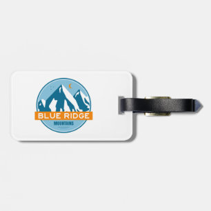 Etiqueta De Bagagem Montanhas Blue Ridge