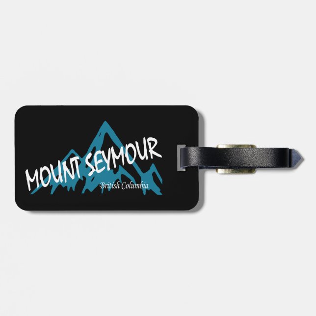 Etiqueta De Bagagem Montanhas Mount Seymour (Traseira Horizontal)