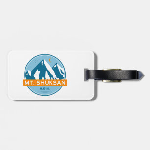 Etiqueta De Bagagem Monte Shuksan Washington Stars Moon
