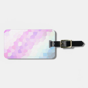 Etiqueta De Bagagem Mosaico Pastel
